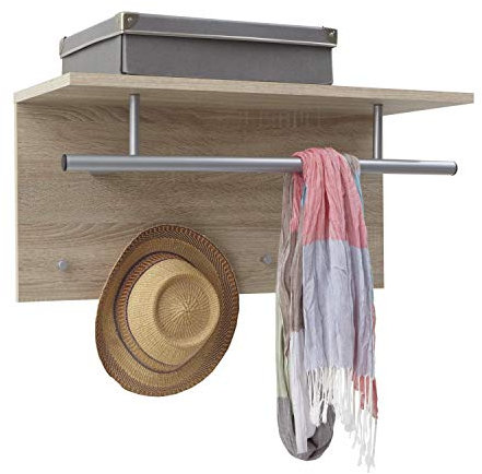 FMD Möbel, 441-001 Spot Wandgarderobe, eiche, maße 72.0 x 35.0 x 29.5 cm (BHT)