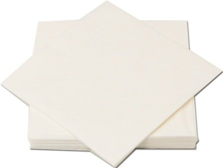 20 Servietten uni weiss