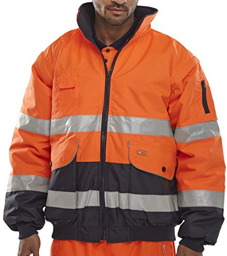 EUROPA BOMBER JACKET ORANGE / NAVY S