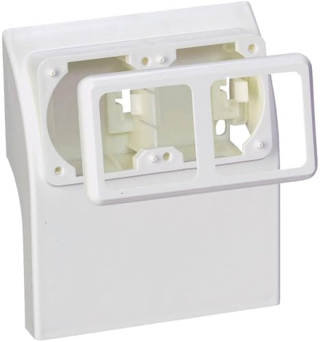 75581 Elektro-Sockelleistensystem Steckdosencontainer Weiß 1St.