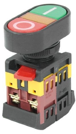 Sourcingmap ON-Off Start Stop Push Button w Light Indicator Momentary Switch AC 600V 10A