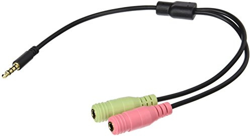 LogiLink CA0021 Audio Adapter 3.5 Stereo 4p. Male zu 2 x 3.5 Stereo Female, 0,15m