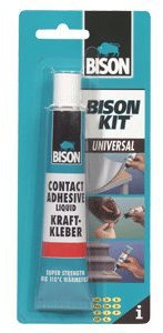 6 X 6305326 Bison kit universel Colle contact 50 ml.