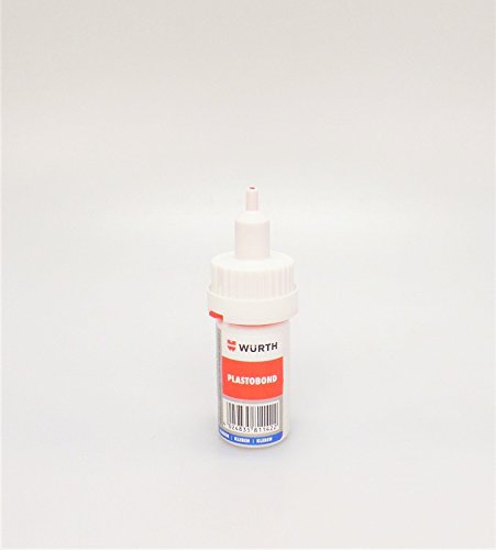 Würth Plastobond Lot de 5 tubes de colle pour plastique 20 g