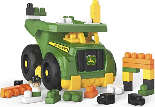 Mattel Mega Bloks First Builders DBL30 John Deere Großer Kipplaster