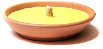 Fiaccola/Candela profumata all'aroma di Citronella diametro 15cm