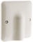 Zenitech - Cable outlet plate 32A with cable clamp - Screw mounting - External dimensions 100 x 100 mm - Impact resistant material - White - 100 mm