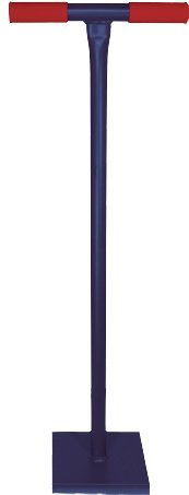 Idealspaten WEG10551 ERD-/Betonstampfer Sieger mit Kunststoffgriff, blau, 40 x 25 x 15 cm
