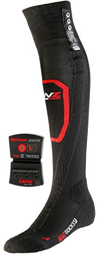 Lenz Set Heat Socks 5.0 Toe Cap + Lithium Pack rcb 1200 - beheizbare Socken 39-41