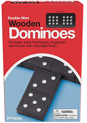 Goliath Games Double 9 Wooden Dominoes