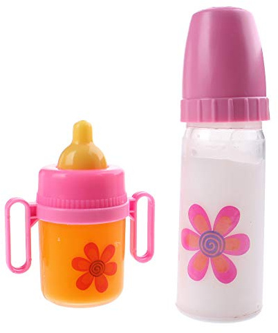 Johntoy Baby Rose Puppen Trinkflaschen 2 Stück