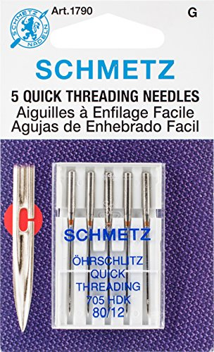 Euro-Notions Quick Self-Threading Machine Needles, Multi-Colour, 0.25 x 5.84 x 9.39 cm