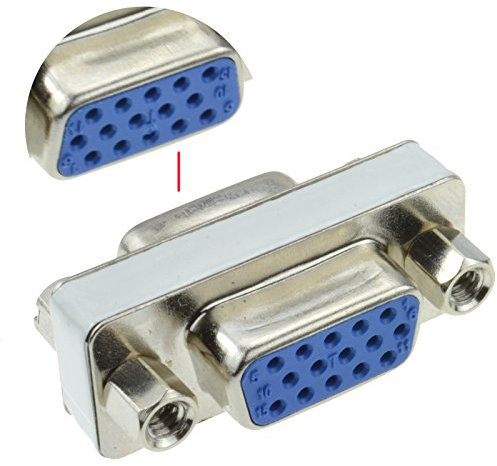 Gender Changer - HD15 15pin SVGA VGA Kupplung Weiblich Zum Weiblich [15 pin]