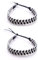 DonDon 2 braccialetti dell'amicizia colorati unisex - Bianco-Nero