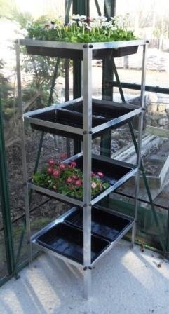 Tibshelf Garden Products Ltd Greenhouse Staging | 4 Tier Seed Tray Unit