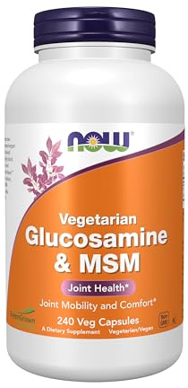 NowFoods Vegetarian Glucosamine & MSM Joint Health 240 Veg Capsules