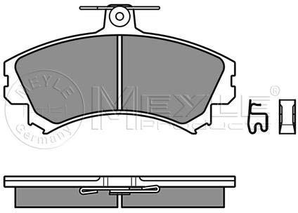 Meyle 025 219 2017 Brake Pad Set, disc brake
