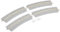 Tomytec 017820 4 Gleise, gebogen mit breiter Schotterbet, 45 Grad