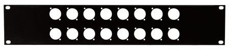 DAP 19 Panel 2HE für 16 XLR Connectors (D-S