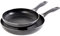 BARGAINS-GALORE New 2PC Frying PAN Non Stick Fry Kitchen Eggs Breakfast Dinner Pasta COOKWARE Set | Pack of 2 | Non-Stick Exterior WHICH Makes IT Fast and Easy to Clean