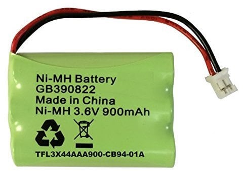 Replacement Battery for Motorola MBP18 Baby Monitor MBP18PU Rechargeable Battery Pack NiMH 3.6V 900mAh GB390822 TFL3X44AAA900-CB94-01A