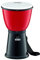 Nino Percussion ABS Djembe Instrument - Großes Musikinstrument für Kinder ab 5 Jahren - Durchmesser 8 Zoll - ABS Kunststoff, Rot und Schwarz (NINO18R/BK)