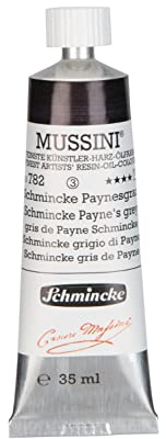 Schmincke - MUSSINI®, finest artist's resin oil colors, Paynes Gray - 35 ml