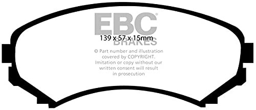 EBC Brakes DP41619R Yellow stuff Brake Pads