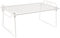 Whitmor Stacking Utility Shelf Drahtgitter-Stapelregal, Metall, Weiss/opulenter Garten