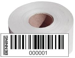 Barcodeetiketten/barcode labels Nr. 4001 BENNING 756305