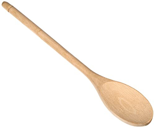 Tescoma 637314 Woody Cucchiaio Ovale, Legno Naturale, 25 cm