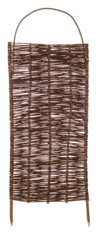WEIDENPROFI Sichtschutz, Weidenzaun Modell Spanische Wand, Größe (BxH): 60 x 180 cm, Gesamthöhe 240 cm
