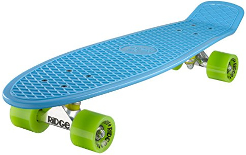 Ridge PB-27-Blue-Green Skateboard, Blue/Green, 69 cm