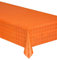 Nappe en rouleau papier damassé orange