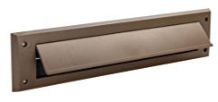 Fixman 964360 Letterbox Draught Seal with Flap 338 x 78 mm Brown