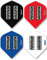 4 Sets / 12 Stck. Pentathlon Flight HD 180!!! super tough + 1 Set EMPIRE Flights