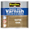 RUSTINS VSOA500 Quick Dry Varnish, Satin Oak, 500ml