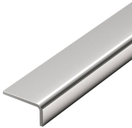 Alberts 485498 Profilo angolare | acciaio inox | 1000 x 25 x 15 mm