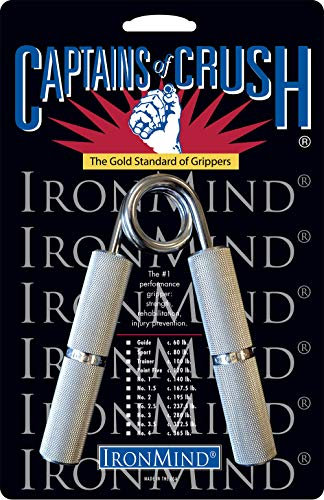 USA - IronMind Captains of Crush Grippers - CoC No. 1 c. 140 lb 63kg - der Goldstandard der grippers - Fingerhantel