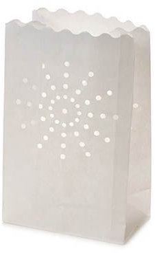 Lichttüten Luminaria Sonne 26x15,3x9cm, 10 Stück