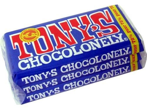 Tonys Chocolonely 'Pure' 3 x 180g (72% Kakao Schokoladentafel)