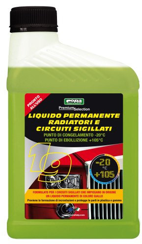 CORA 0019 Liquido Radiatori Auto, -20°C, Giallo