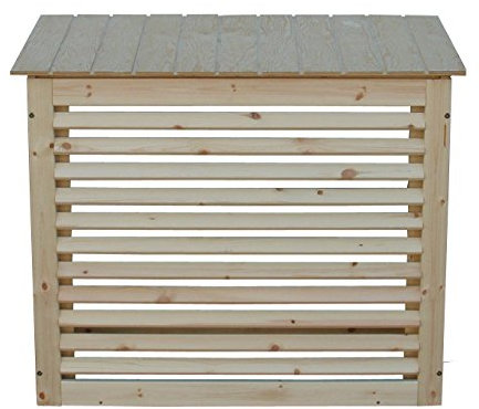 Sichtschutz aus Holz für Klimageräte oder Wärmepumpe Gr.3