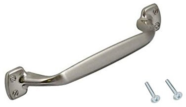 10 x Shaker Cabinet Handles Brushed Nickel
