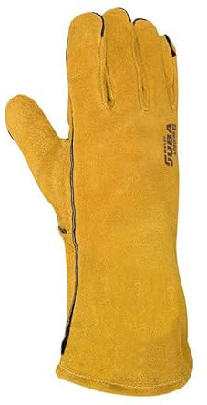 Juba - Guante soldador serraje talla 8 ocre
