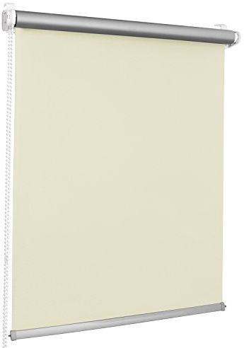 ROLLMAXXX Thermo Verdunkelungsrollo Klemmfix ohne Bohren (90 x 150 cm, Creme)