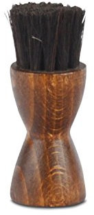 Langer & Messmer Brosse à creuset en CRIN de Cheval Fin pour l'application de Cirage et de Cire à Chaussures - La Brosse d'application pour l'entretien Professionnel des Chaussures