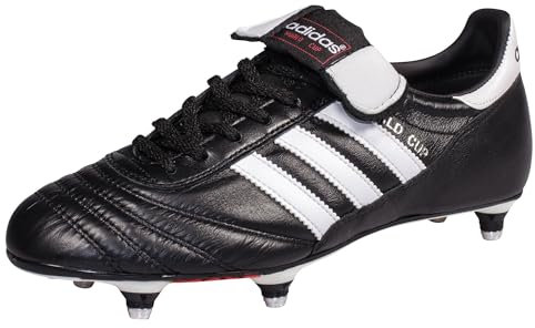 Adidas World Cup SG Football Boots - Black/White - Size 10.5