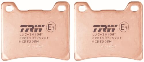 TRW MCB530SH Brake Pad Set Disc Brake Sinter Street Compatible for Yamaha XJ - Rear Axle and Other Vehicles