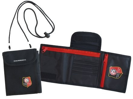 Stade Rennais Sacoche Portefeuille Tour de Cou Rennes - Collection Officielle Football Club